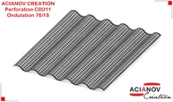 Acianov tole perforee ondulee C8U11 v